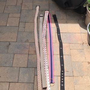 💕4   really nice belts belt bundle.. Free gift with purchase